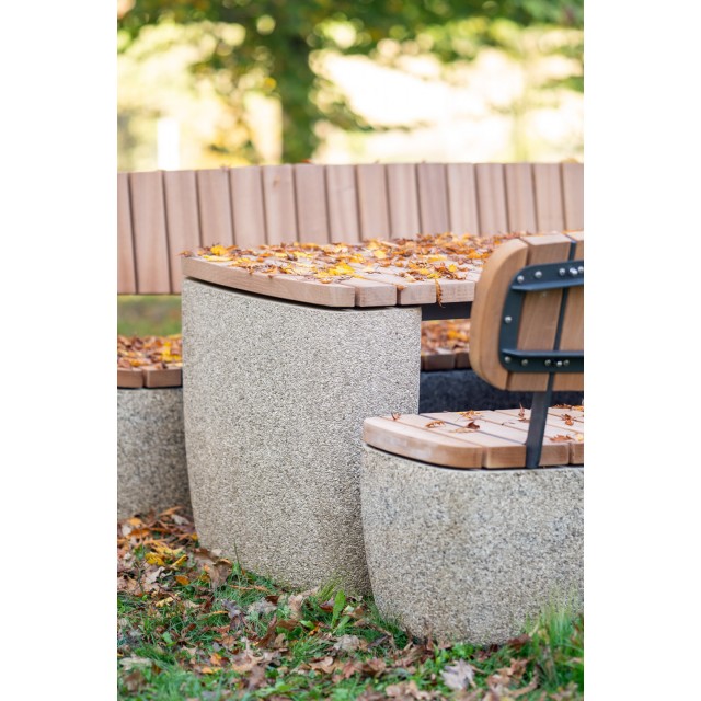 Bench Bien with backrest